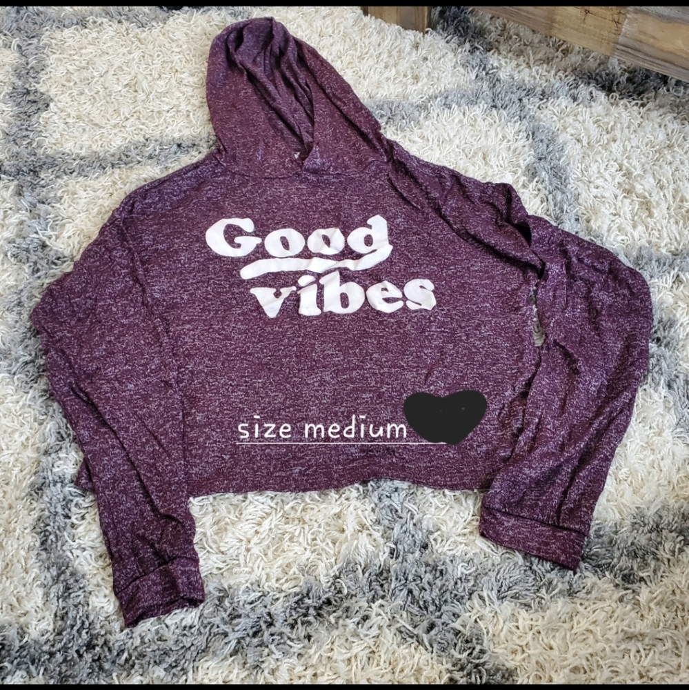 Womens long sleeve crop top
